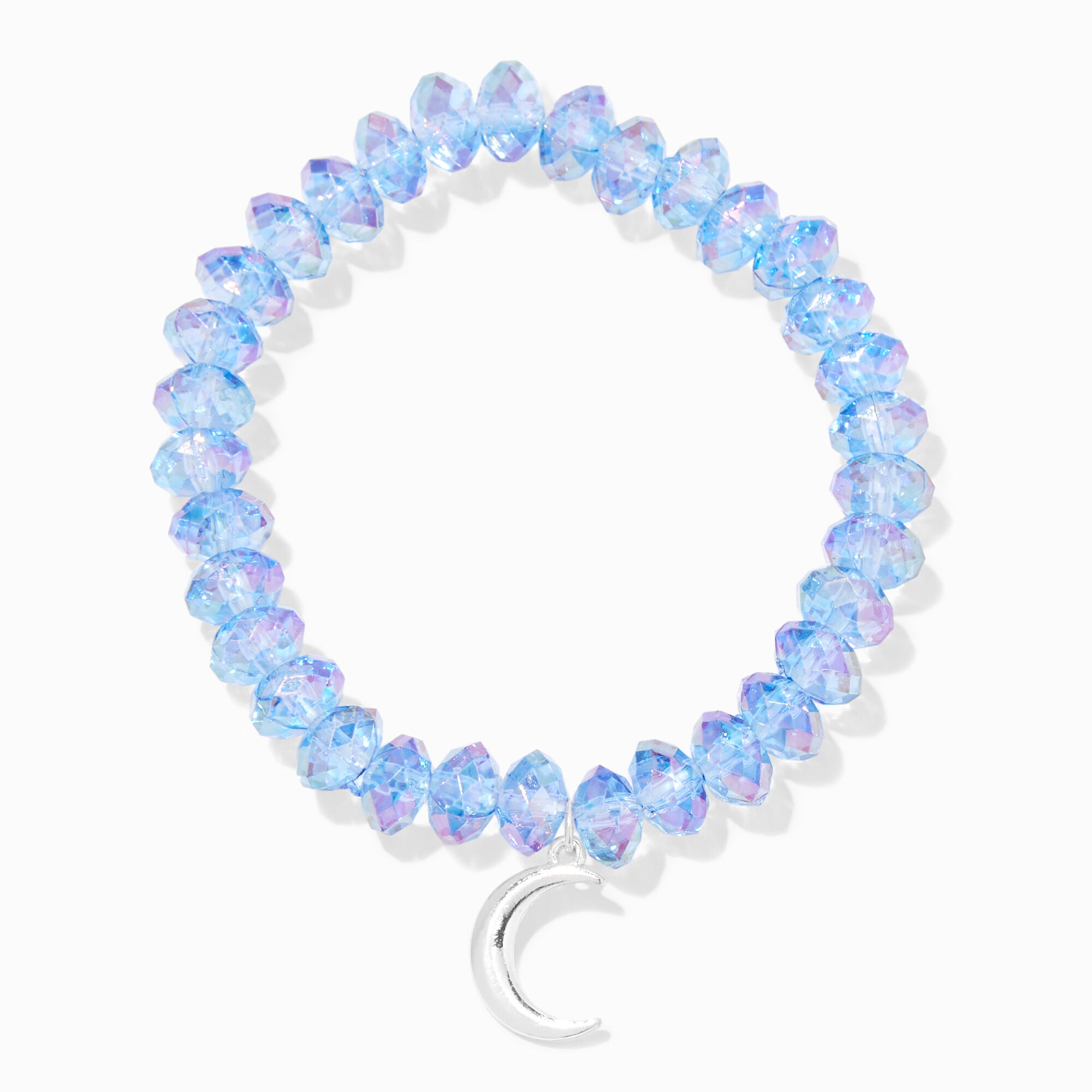 Buy Star and Moon Charms Pink and Sky Blue Beaded Bracelets Online – The  Jewelbox