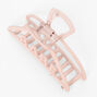 &quot;Babe&quot; Pink Matte Metal Hair Claw,