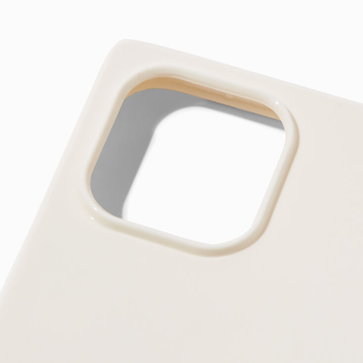 Shiny Ivory Protective Phone Case - Fits iPhone&reg; 13 Pro,