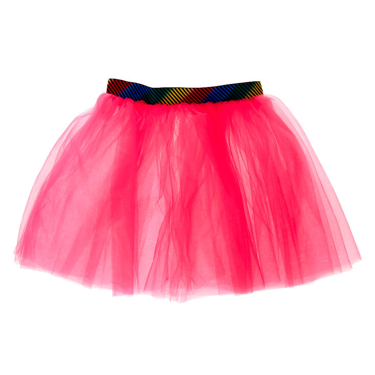 Long Neon Tutu - Pink,
