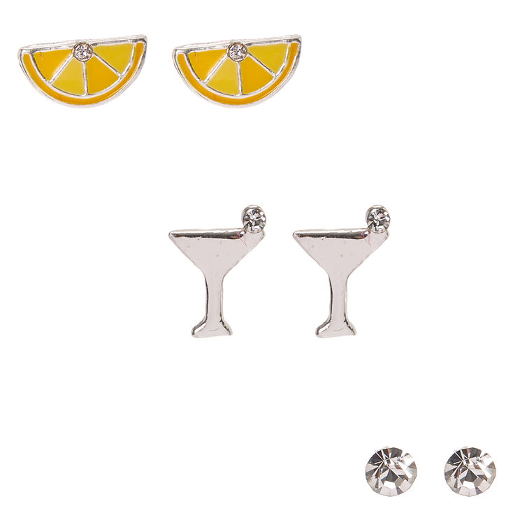 925 Sterling Silver Happy Hour Earrings,