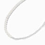 Icing Select Sterling Silver Paperclip &amp; Pearl Necklace,