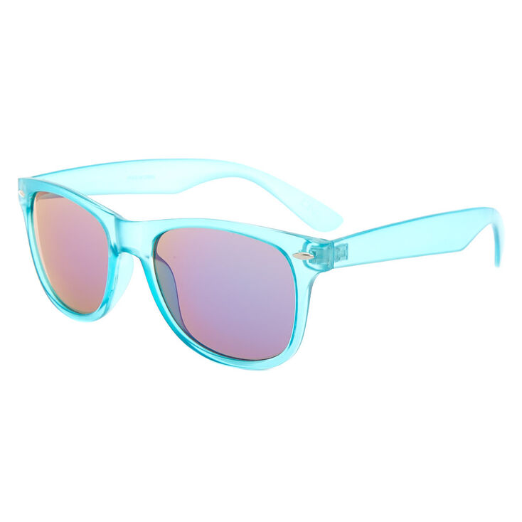 Retro Frost Sunglasses - Blue,