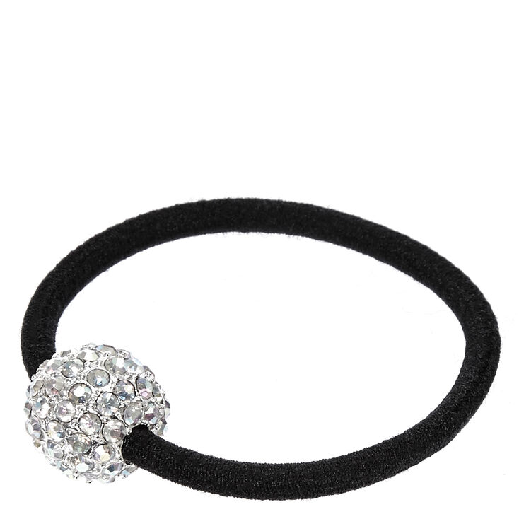 Silver Fireball Hair Tie,