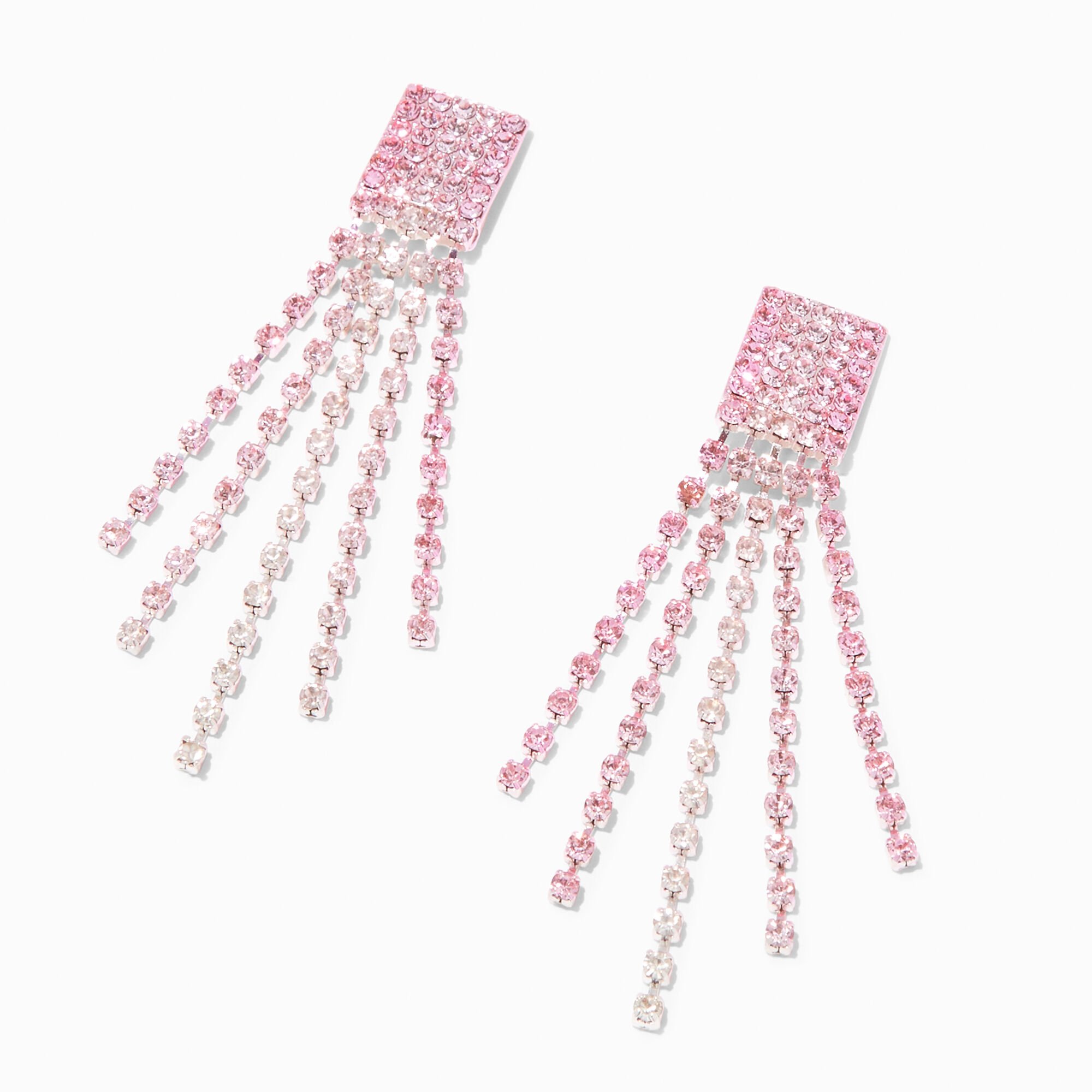 Pink discount sparkly earrings