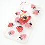 Strawberry Glitter Ring Holder Protective Phone Case - Fits iPhone&reg; 13 Pro Max,