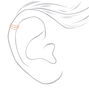 Rose-Gold tone Triple Wire Band Ear Cuff,