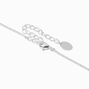 Icing Recycled Jewelry Silver-tone Daisy Outline Pendant Necklace,