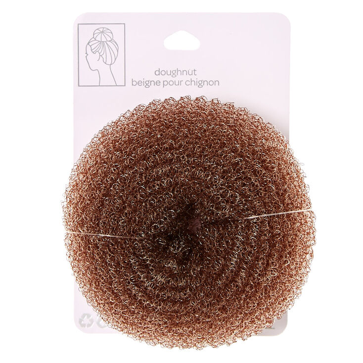 Large Brunette Hair Doughnut,