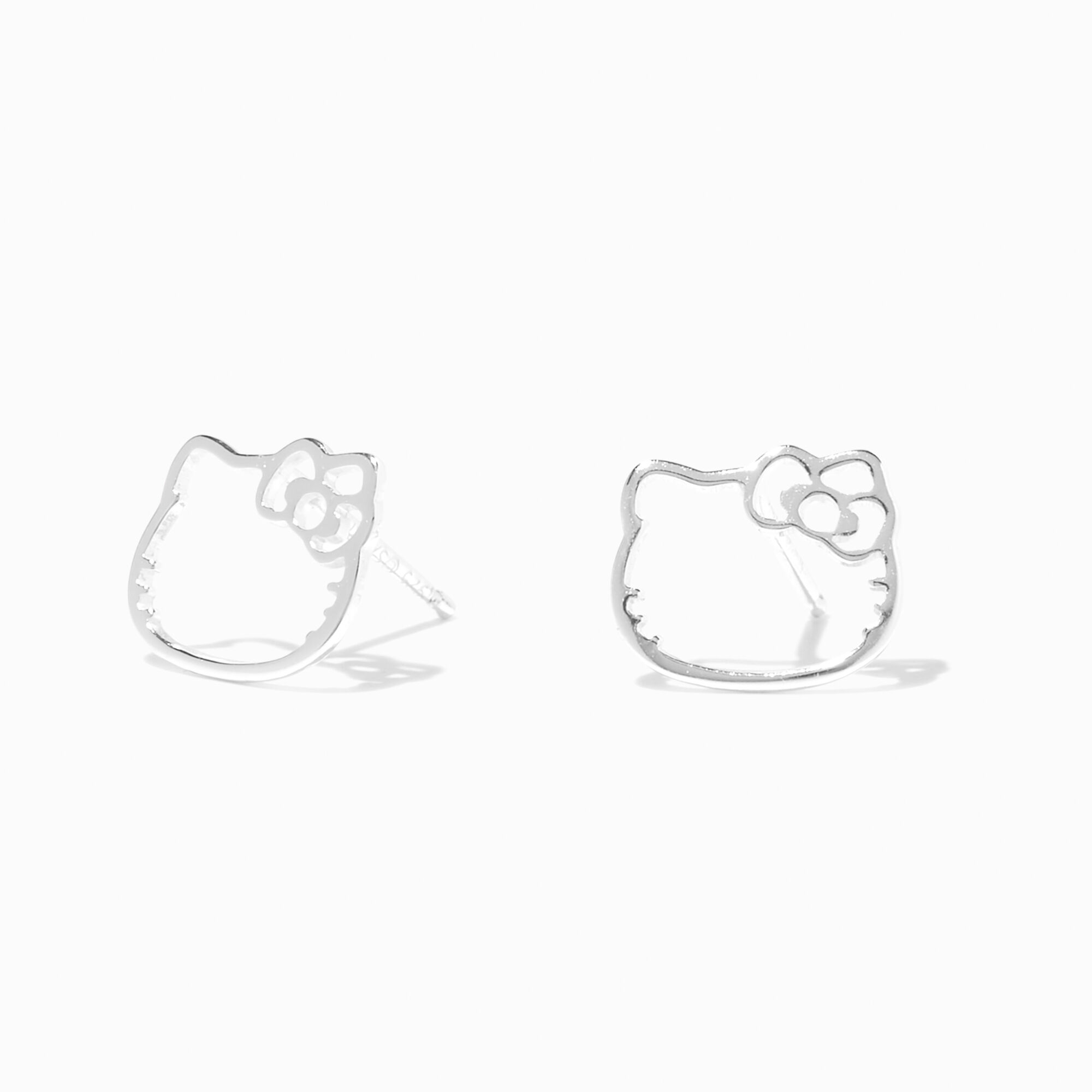 Hello kitty silver earrings on sale