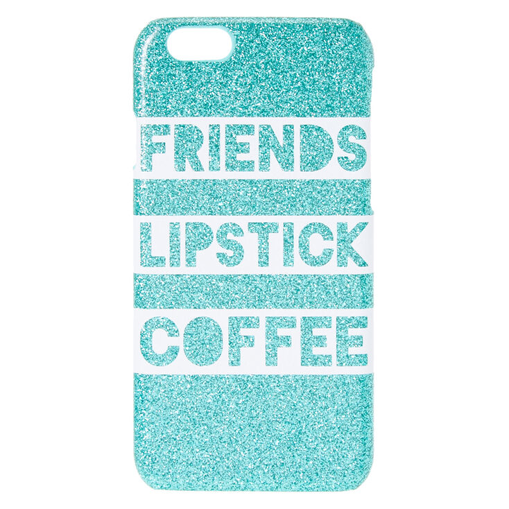 Friends Lipstick Coffee Glitter Phone Case Icing Us Friends Lipstick Coffee Glitter Phone Case