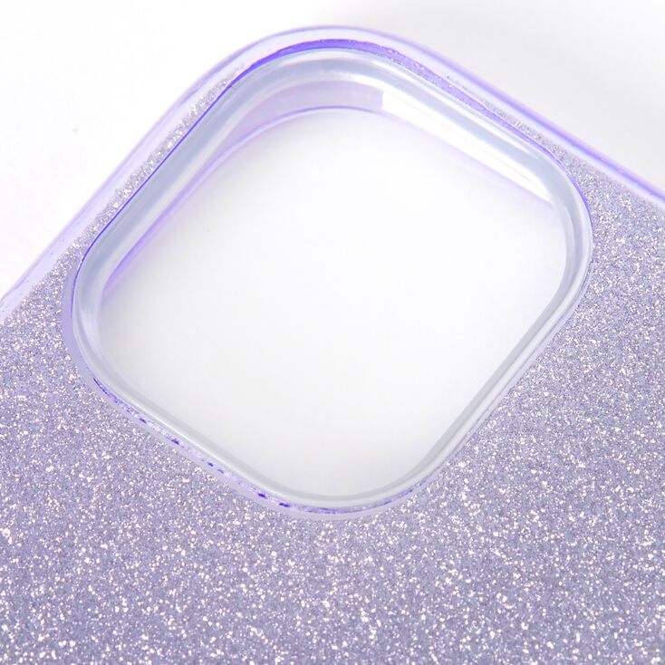 Purple Glitter Protective Phone Case - Fits iPhone&reg; 11,