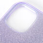 Purple Glitter Protective Phone Case - Fits iPhone&reg; 11,