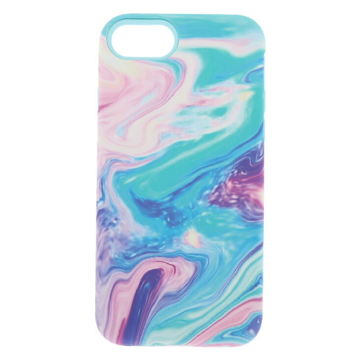 Pastel Oil Slick Protective Phone Case - Fits iPhone 6/7/8,