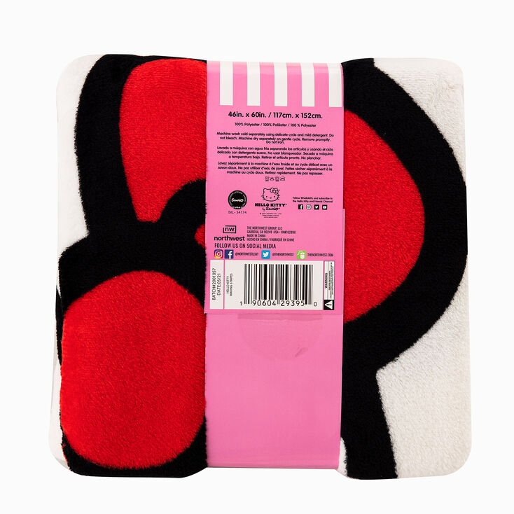 Hello Kitty&reg; Waving Stripes Silk Touch Throw &#40;ds&#41;,