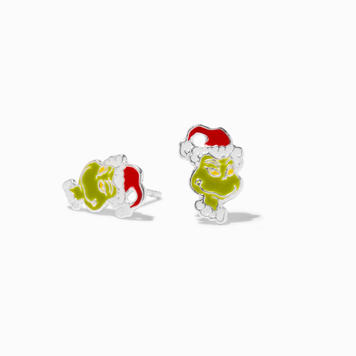 Dr. Seuss&trade; The Grinch Sterling Silver Stud Earrings,