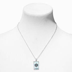 The Wheel of Fortune Tarot Card Pendant Necklace,