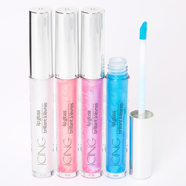 Holographic Lip Gloss Set - 4 Pack,