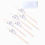 Engagement Ring Drinking Straws &#40;6 Pack&#41;,