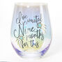 I've Waited 9 Months For This Stars Wine Glass - Clear,