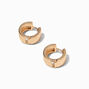 Gold 15MM Wide Clicker Hoop Earrings,