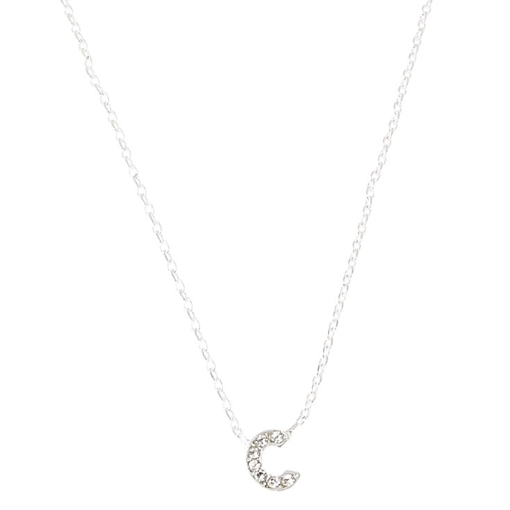 C Pendant Necklace,