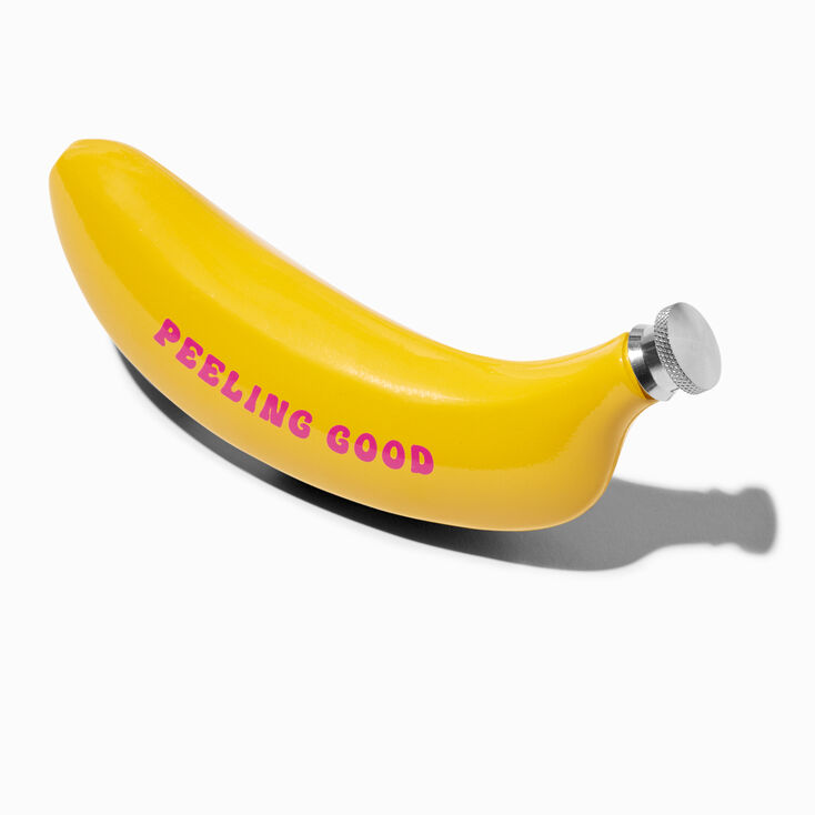 &#39;Peeling Good&#39; Banana Shaped Flask,