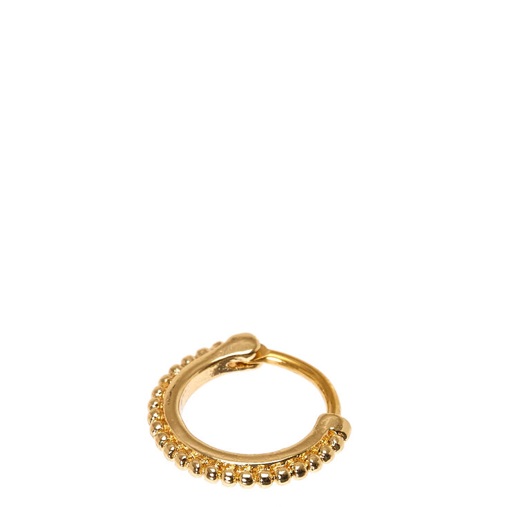 Gold Stainless Steel Daith Hoop,