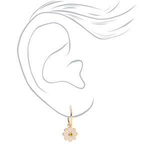 Gold Butterfly Daisy Mixed Earrings - 6 Pack,