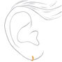 Gold-tone 10MM Huggie Hoop Earrings,