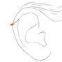 Rose Gold Crystal Cartilage Hoop Earring,