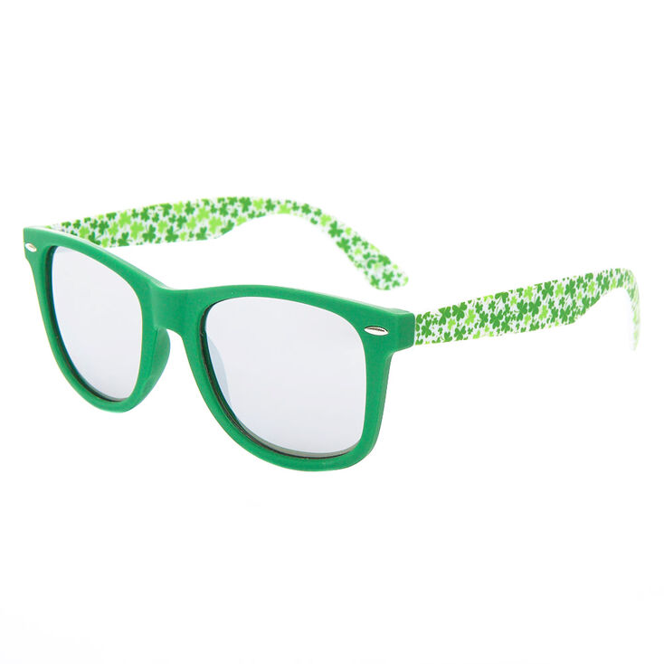 Retro Shamrock Sunglasses - Green,