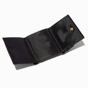 Heart Trifold Wallet - Black,
