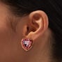 Mean Girls&trade; x ICING Pink Heart Stud Earrings,