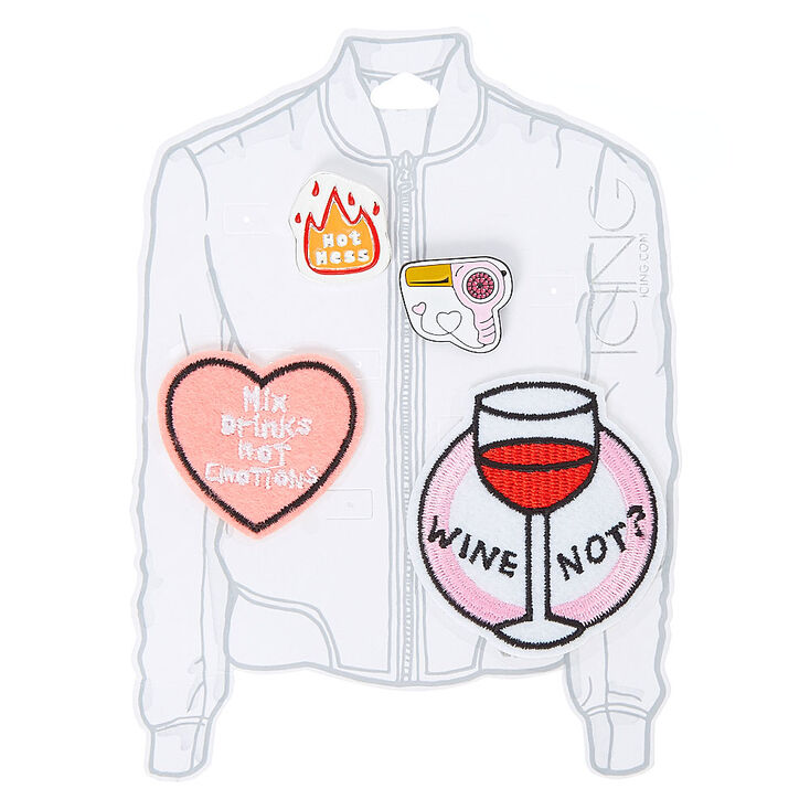 Hot Mess Pin + Patch Set,