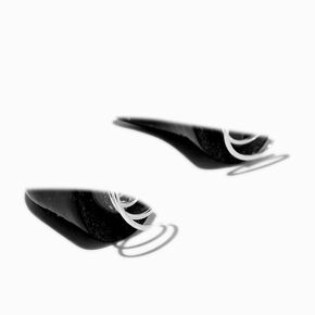Glitter Devil Horns Hair Spinners - 2 Pack,