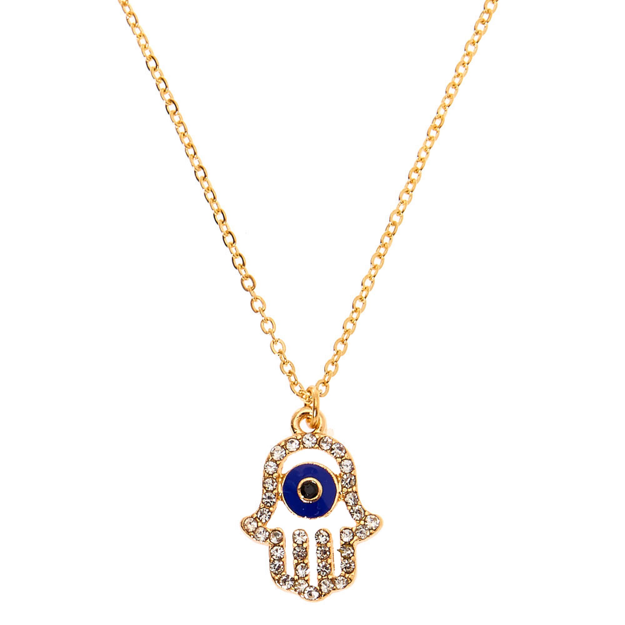 Hand sales pendant gold