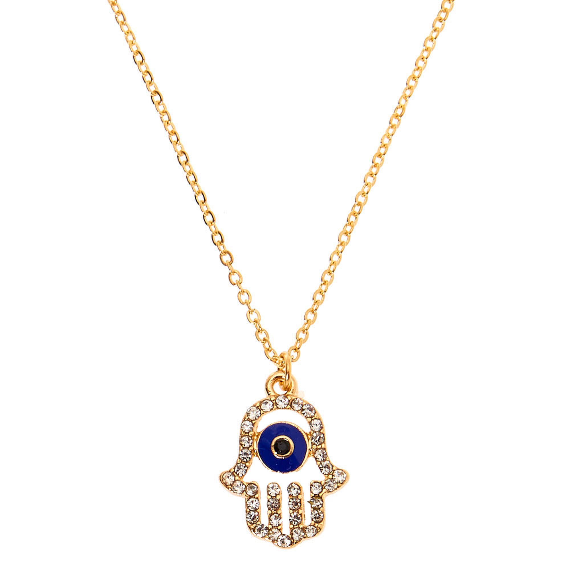 14K Gold Hamsa Necklace | The New York Public Library Shop