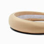 Taupe Velvet Puffy Headband,