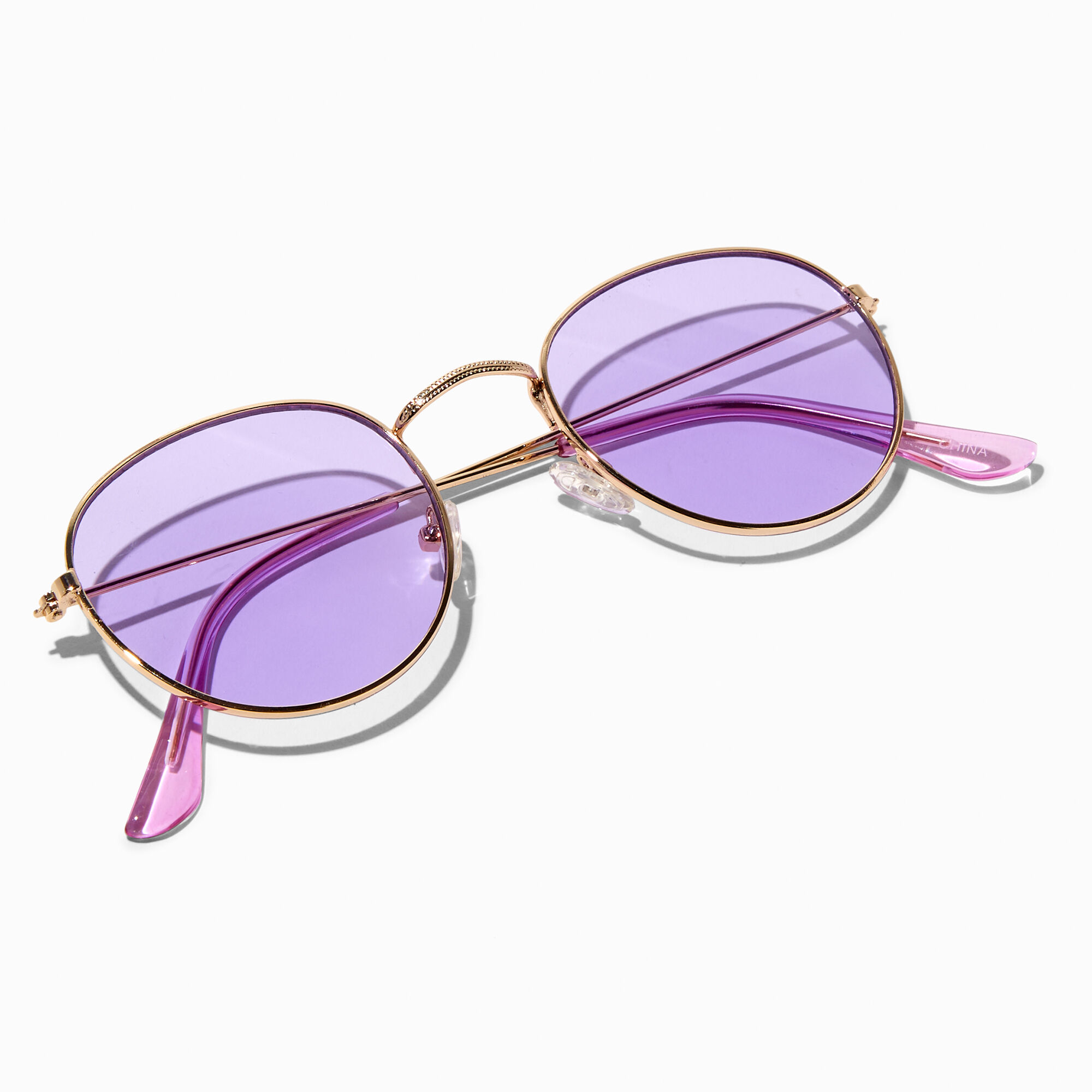 Purple lens sale sunglasses