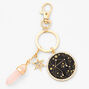 Gold Mystical Gem Zodiac Keychain - Libra,