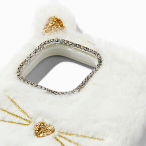 Furry White Kitty Cat Phone Case - Fits iPhone&reg; 12 Pro Max,