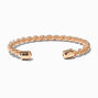 Gold-tone Twisted Rope Cuff Bracelet,