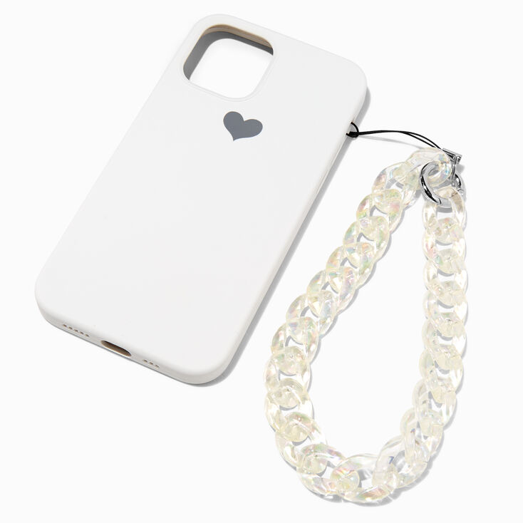 Clear Chunky Chain Link Phone Wrist Strap,