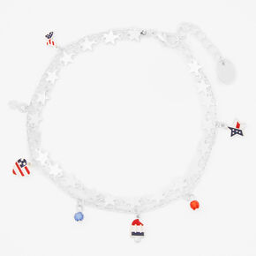 Patriotic Icons Chain Anklet,