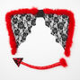 Lace Devil Dress Up Set - Red,