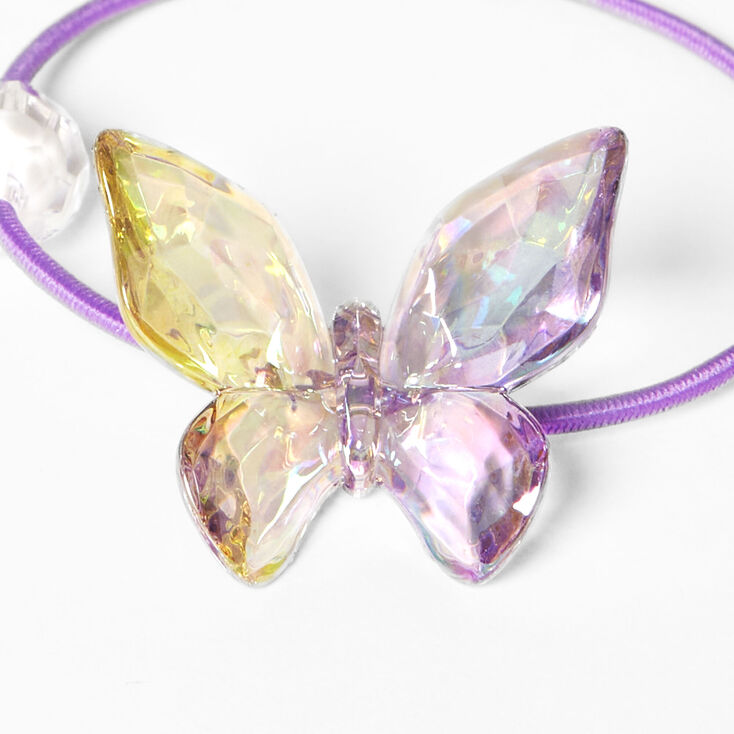 Purple Butterfly Hair Ties - 2 Pack,