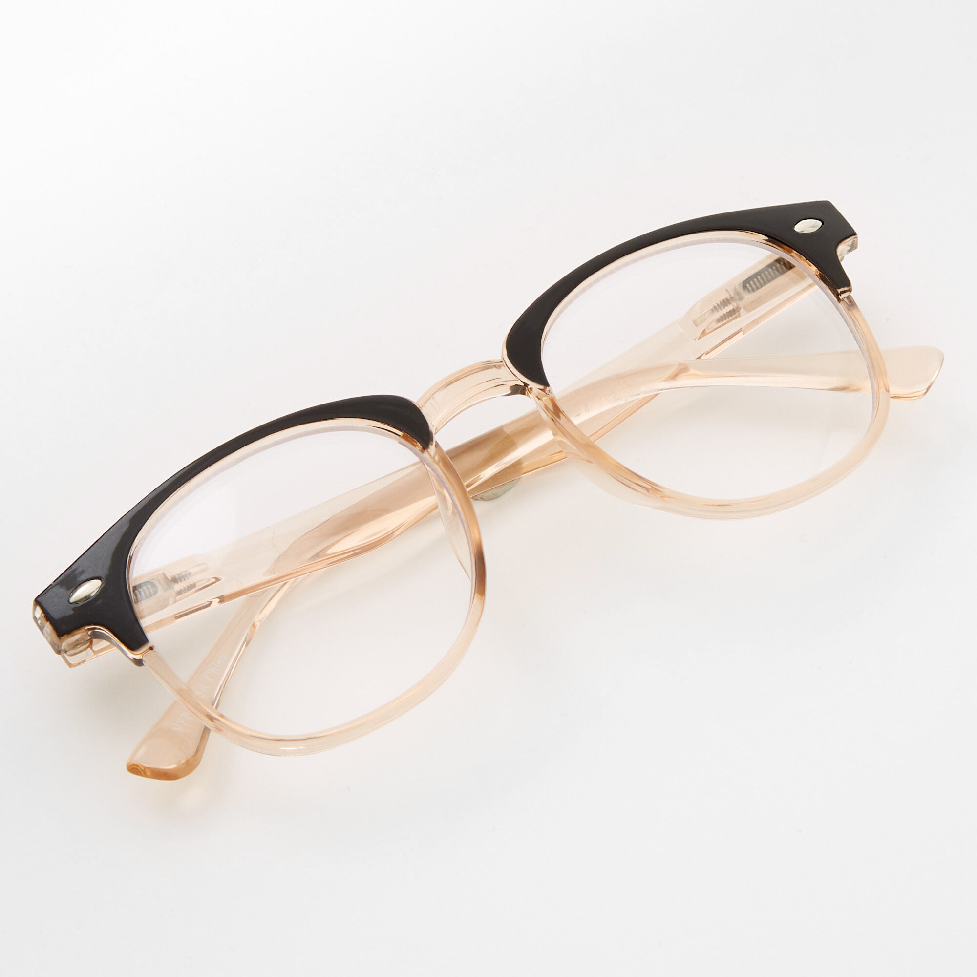 Black and gold browline glasses new arrivals