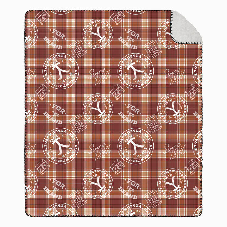 Yellowstone Dutton Ranch Cattle Brand Silk Touch Throw Blanket &#40;ds&#41;,