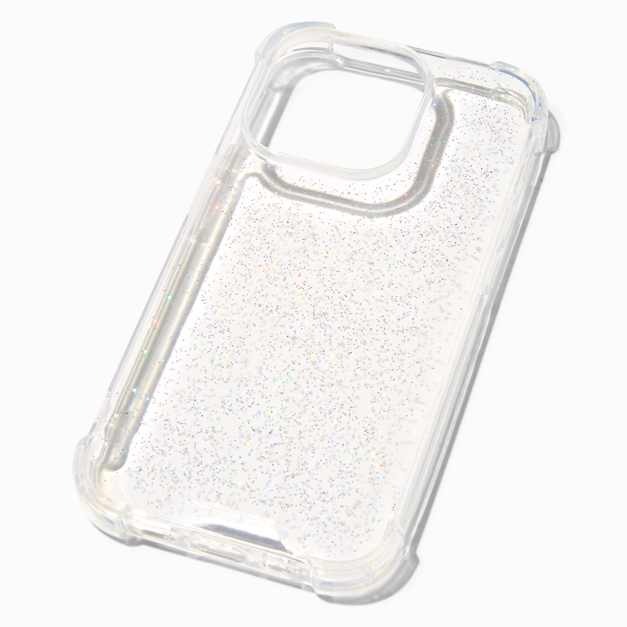 Clear glitter shop phone case
